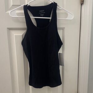 Barry’s x Year of ours ribbed black racer back tank top. Size M. NWT